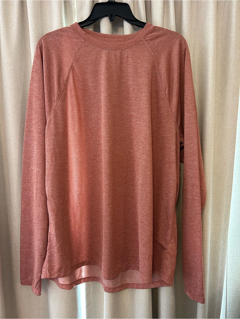 Lightweight Long Sleeve Top - Rust